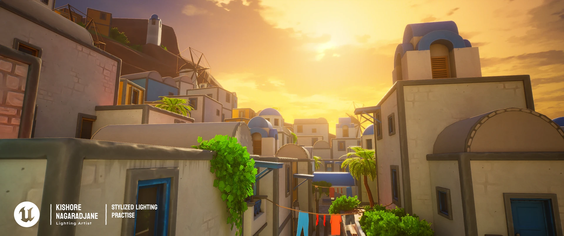Greek Town Lighting